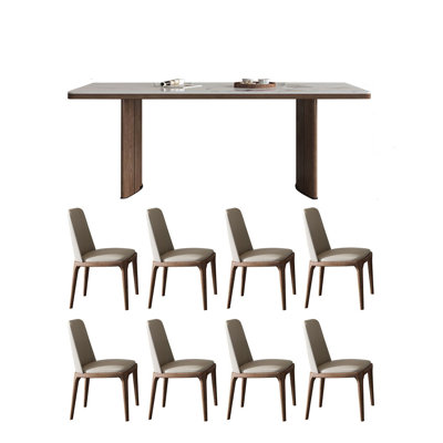 Solid Wood and Sintered Stone Dining Table set by ASS Comfort Zone