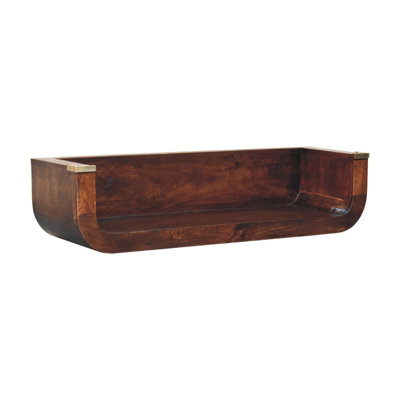 Indira California Walnut Floating Giarrusso by Millwood Pines
