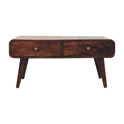 Giovengo California Walnut Sonata Coffee Table by Millwood Pines