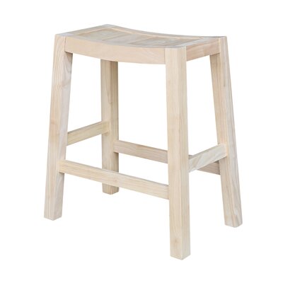 Guzik Solid Wood Counter & Bar Stool by Gracie Oaks