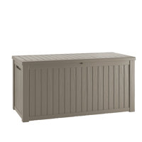 Decksplore 210 Gallons Water Resistant Resin Lockable Deck Box by Decksplore
