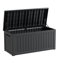 Decksplore 270 Gallons Water Resistant Resin Lockable Deck Box by Decksplore