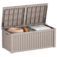 Decksplore 190 Gallons Water Resistant Resin Lockable Deck Box by Decksplore