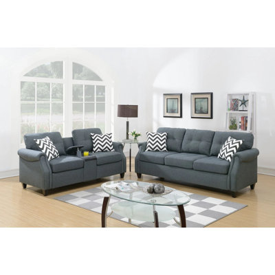 Ruls 2 Piece Configurable Living Room Set by Mumei Home Studio