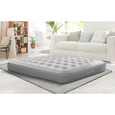 Nautica Sleep Express Inflatable Air Mattress Portable Electric Pump and Puncture Resistant Vinyl by Nautica