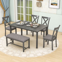 Deshana 6 - Person Dining Set by August Grove