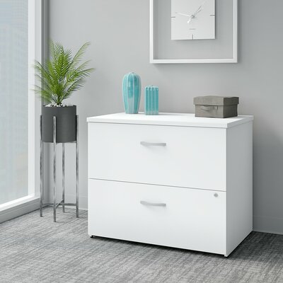 Easy Office 2-Drawer Lateral Filing Cabinet by Bush Business Furniture