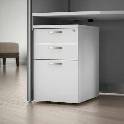 Office in an Hour 3-Drawer Mobile Vertical Filing Cabinet by Bush Business Furniture