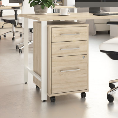 Bush Business Furniture Hustle 3 Drawer Rolling File Cabinet With Lock - Assembled by Bush Business Furniture