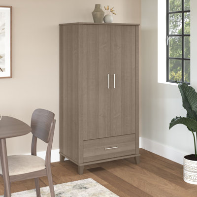 Tailon Tall Kitchen Pantry Cabinet With Doors And Drawer by Winston Porter