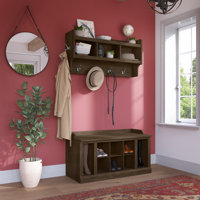 Nara Hall Tree with Bench and Shoe Storage by Laurel Foundry Modern Farmhouse