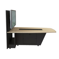 Latshaw Curved end Conference Table by Symple Stuff