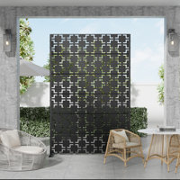 6 ft. H x 4 ft. W Metal Privacy Screen by MAYEERTY