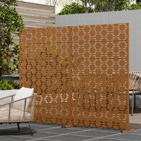 6 ft. H x 4 ft. W Metal Privacy Screen by MAYEERTY