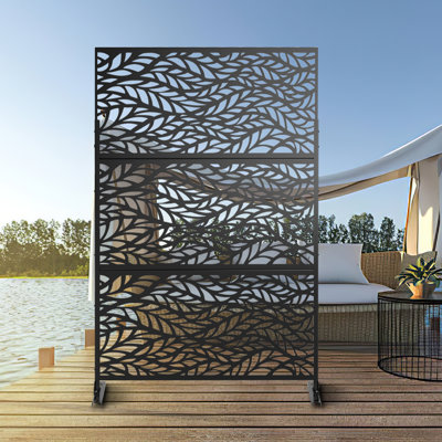 4 ft. H x 6 ft. W Metal Privacy Screen by MAYEERTY