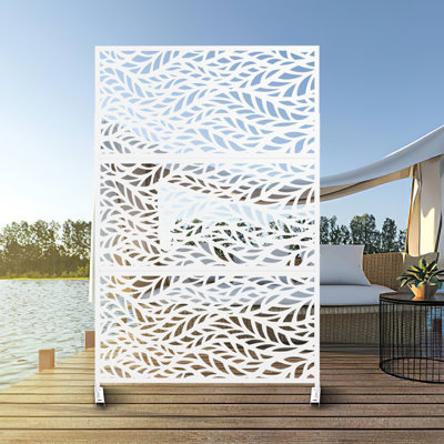 4 ft. H x 6 ft. W Metal Privacy Screen by MAYEERTY