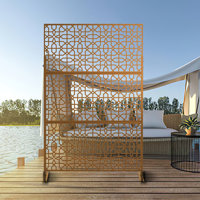 6 ft. H x 4 ft. W Metal Privacy Screen by MAYEERTY