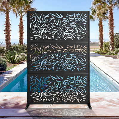 6 ft. H x 4 ft W Metal Privacy Screen by MAYEERTY