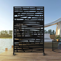 6 ft. H x 4 ft. W Metal Privacy Screen by MAYEERTY