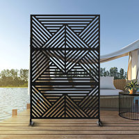 6 ft. H x 4 ft. W Metal Privacy Screen by MAYEERTY