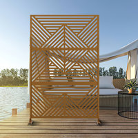 6 ft. H x 4 ft. W Metal Privacy Screen by MAYEERTY