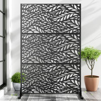 6 ft. H x 4 ft. W Metal Privacy Screen by MAYEERTY