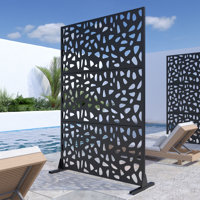 6 ft. H x 4 ft. W Metal Privacy Screen by MAYEERTY