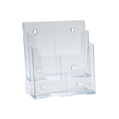 Two-Tier Two-Pocket Letter Sized Brochure Holder by Azar Displays