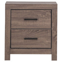 Freidin 2-Drawer Nightstand Coastal White by Ebern Designs