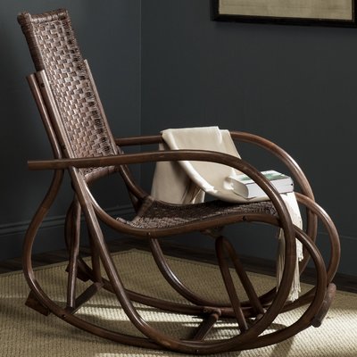 Outdoor Reis Wicker/Rattan Rocking Chair by Bay Isle Home