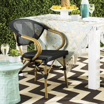Yolanda Stacking Patio Dining Chair by Bay Isle Home