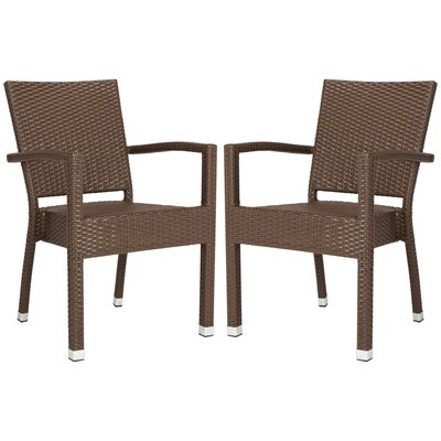 Key Vista Stacking Patio Dining Chair by Bay Isle Home