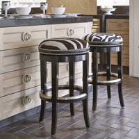 Zebrano Swivel Stool by Ambella