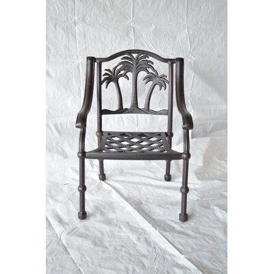 Maccharles Patio Dining Chair with Cushion by Bayou Breeze