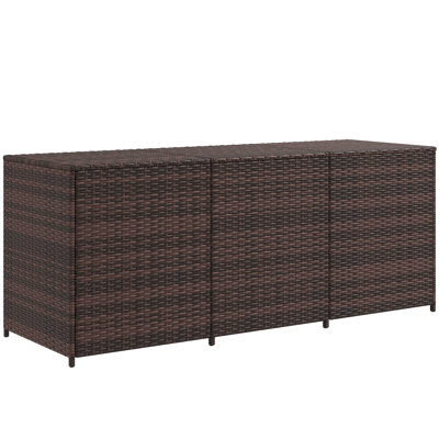 PE Rattan Wicker Deck Box by BURDOCK