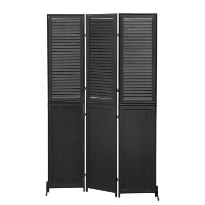6Ft Wood Folding Privacy Screen by BURDOCK