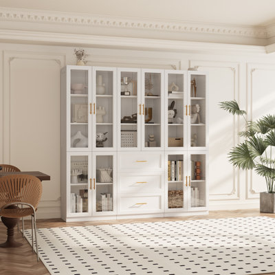 70.9" Display Cabinet With Glass Door by Mercer41