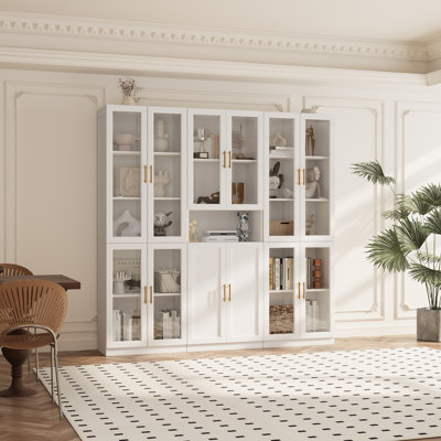 70.9" Display Cabinet With Glass Door by Mercer41