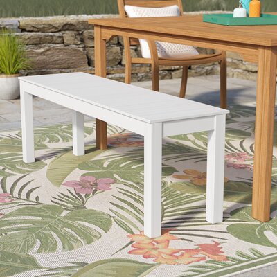 Bickerstaff Solid Wood Picnic Bench by Beachcrest Home