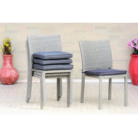 Alyisa Wicker Patio Dining Side Chair by Lark Manor
