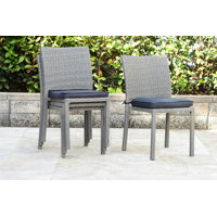 Alyisa Wicker Patio Dining Side Chair by Lark Manor