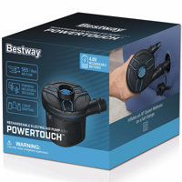 Bestway Power Touch Rechargeable Electric Air Pump: Maximum Airflow for Quickly Inflating All Inflatable Items with its Large Air Chamber and Compact by Bestway
