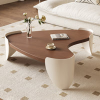 Solid wood simple creative art tea table by Bkoksety