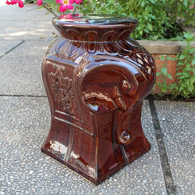 Elephant Ceramic Garden Stool by Dakota Fields