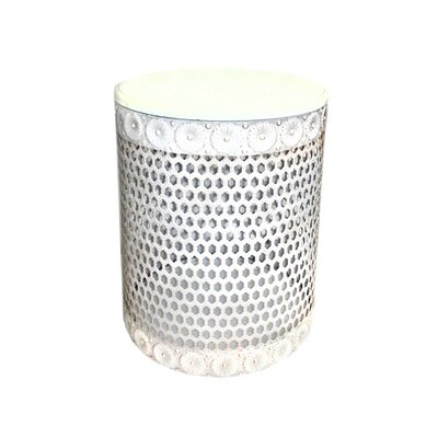 Metal Garden Stool by Bungalow Rose