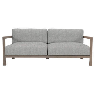 Tanah 80" Wide Outdoor Teak Patio Sofa with Cushions by Bernhardt