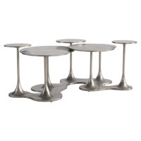 Cerchi Aluminum Cocktail Table by Bernhardt