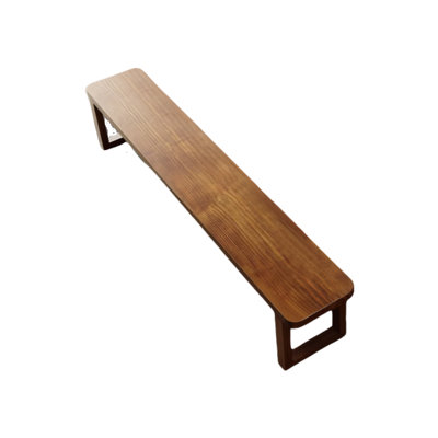 Solid Wood Brown Bench by Bough