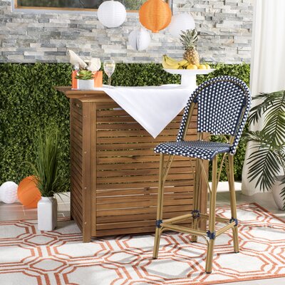 Elle Patio Bar Stool by Breakwater Bay
