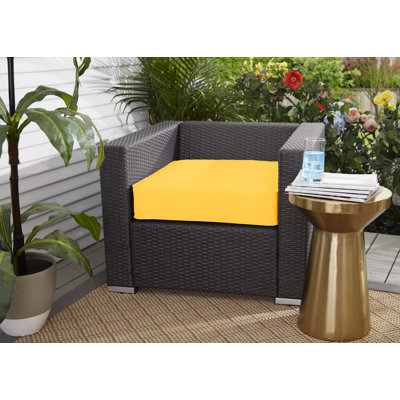 Corded Outdoor Sunbrella Dining Chair Cushion by Beachcrest Home